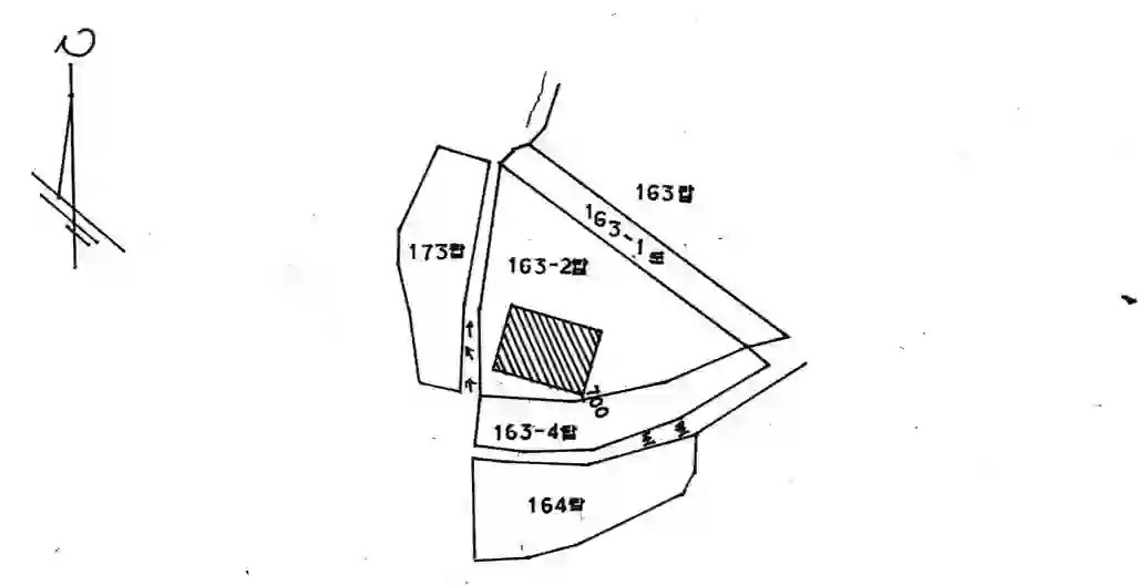 삼동암리 163-2 배치도 이미지